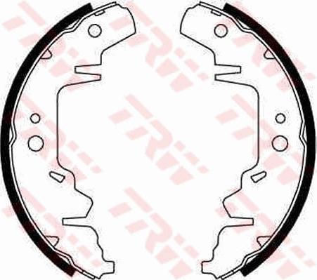 TRW GS8643 - Комплект спирачна челюст vvparts.bg