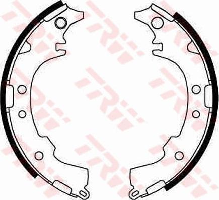 TRW GS8652 - Комплект спирачна челюст vvparts.bg