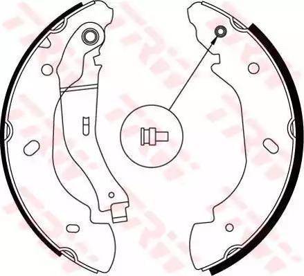 Alpha Brakes HST-FR-051 - Комплект спирачна челюст vvparts.bg