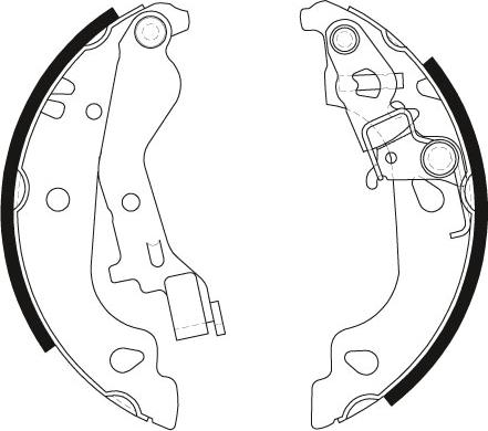 TRW GS8686 - Комплект спирачна челюст vvparts.bg