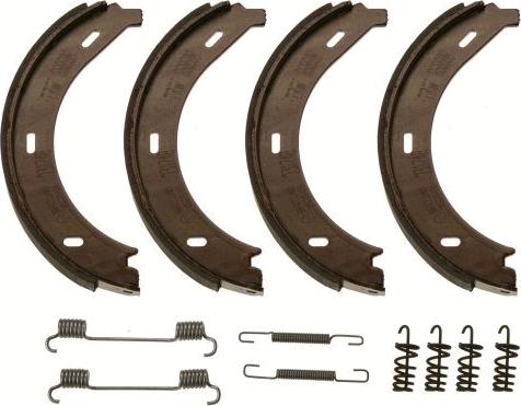 TRW GS8688 - Комплект спирачна челюст, ръчна спирачка vvparts.bg