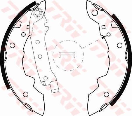 TRW GS8057 - Комплект спирачна челюст vvparts.bg