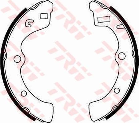 TRW GS8194 - Комплект спирачна челюст vvparts.bg