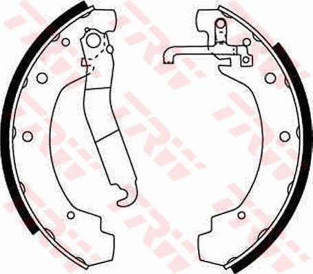 TRW GS8151 - Комплект спирачна челюст vvparts.bg