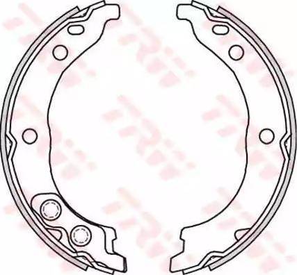 Alpha Brakes HST-CT-017 - Комплект спирачна челюст, ръчна спирачка vvparts.bg