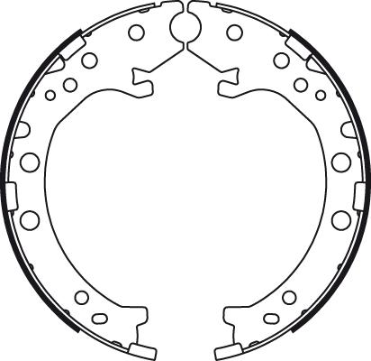 TRW GS8789 - Комплект спирачна челюст, ръчна спирачка vvparts.bg