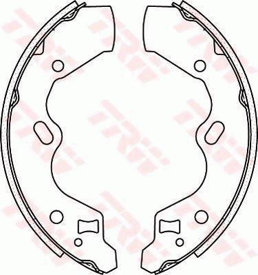 TRW GS7343 - Комплект спирачна челюст vvparts.bg