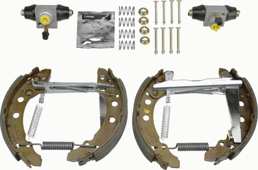 TRW GSK1501 - Комплект спирачна челюст vvparts.bg