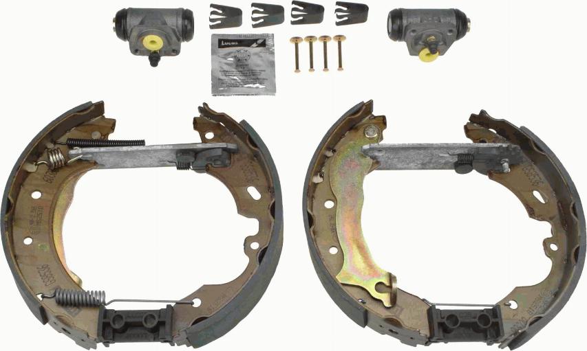 TRW GSK1653 - Комплект спирачна челюст vvparts.bg