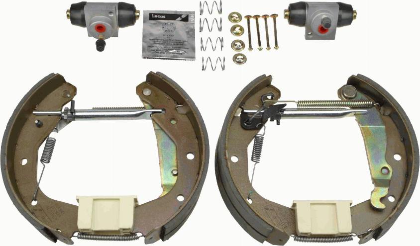 TRW GSK1611 - Комплект спирачна челюст vvparts.bg