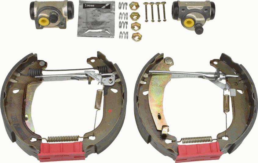 TRW GSK1049 - Комплект спирачна челюст vvparts.bg