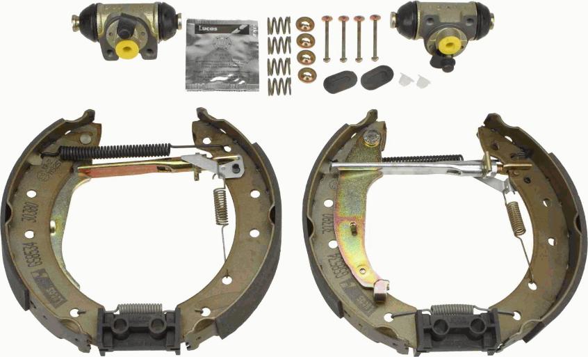 TRW GSK1050 - Комплект спирачна челюст vvparts.bg