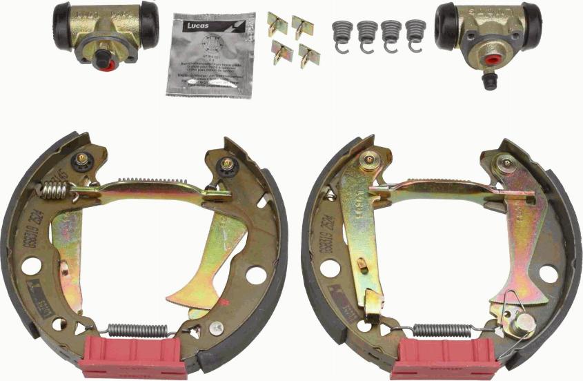 TRW GSK1011 - Комплект спирачна челюст vvparts.bg