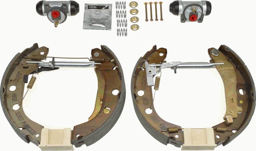 TRW GSK1072 - Комплект спирачна челюст vvparts.bg