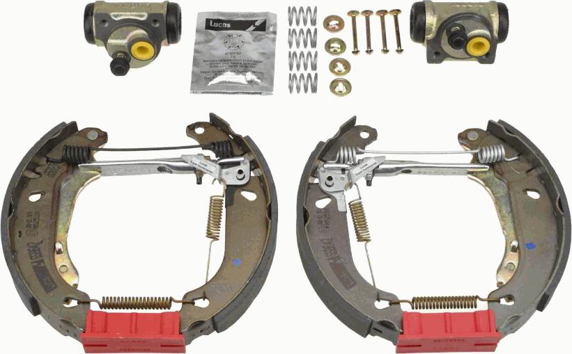 TRW GSK1260 - Комплект спирачна челюст vvparts.bg