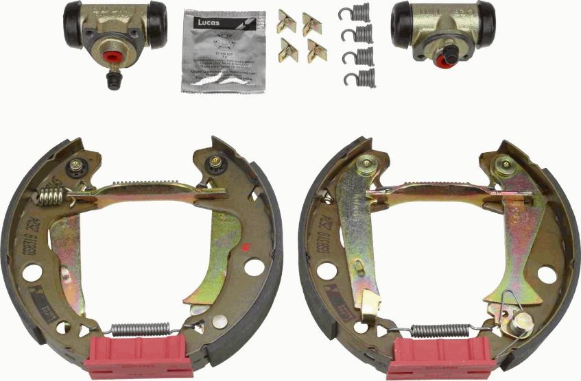 TRW GSK1206 - Комплект спирачна челюст vvparts.bg