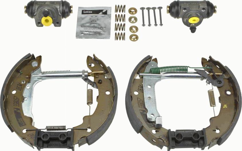 TRW GSK1235 - Комплект спирачна челюст vvparts.bg