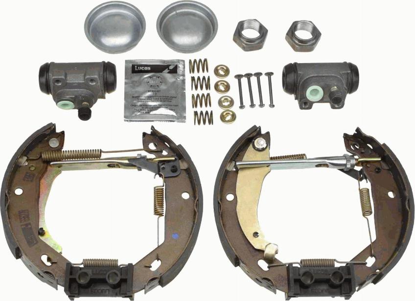 TRW GSK1238 - Комплект спирачна челюст vvparts.bg