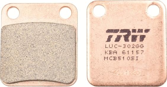 TRW MCB510SI - Комплект спирачно феродо, дискови спирачки vvparts.bg