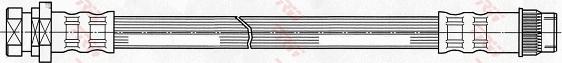 TRW PHA434 - Спирачен маркуч vvparts.bg