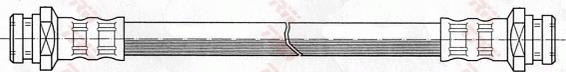 TRW PHA438 - Спирачен маркуч vvparts.bg