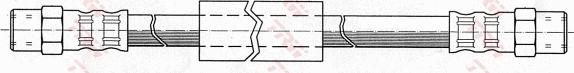 TRW PHA153 - Спирачен маркуч vvparts.bg