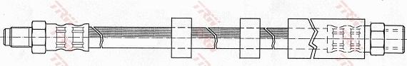 TRW PHB569 - Спирачен маркуч vvparts.bg