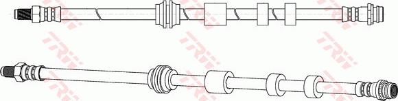 TRW PHB692 - Спирачен маркуч vvparts.bg