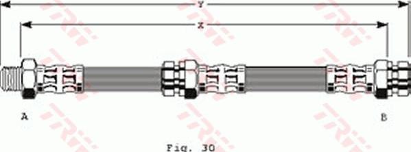 TRW PHB150 - Спирачен маркуч vvparts.bg