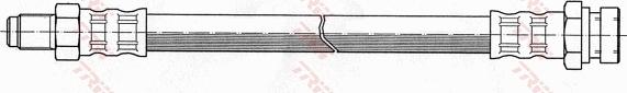 TRW PHB115 - Спирачен маркуч vvparts.bg