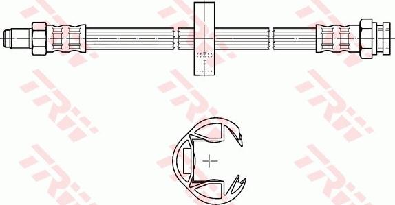 TRW PHB302 - Спирачен маркуч vvparts.bg