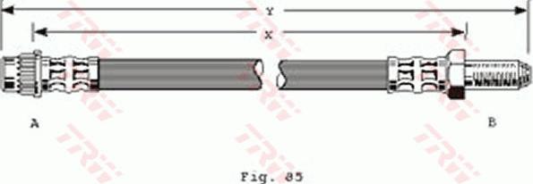 TRW PHB294 - Спирачен маркуч vvparts.bg