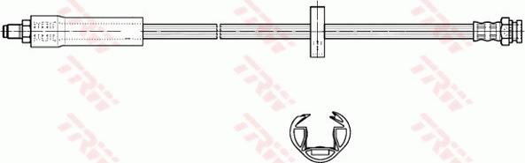 TRW PHB282 - Спирачен маркуч vvparts.bg