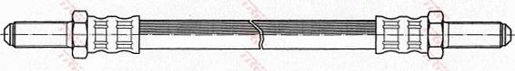 TRW PHC118 - Спирачен маркуч vvparts.bg