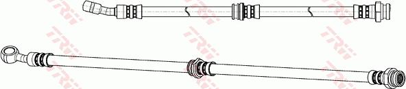 TRW PHD979 - Спирачен маркуч vvparts.bg