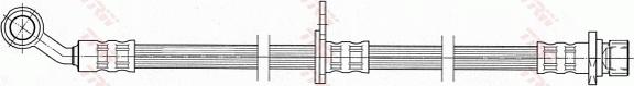 TRW PHD463 - Спирачен маркуч vvparts.bg