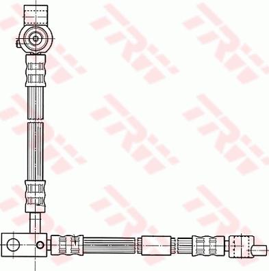 TRW PHD541 - Спирачен маркуч vvparts.bg