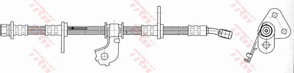 TRW PHD550 - Спирачен маркуч vvparts.bg