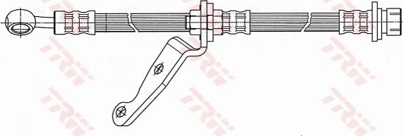 TRW PHD508 - Спирачен маркуч vvparts.bg