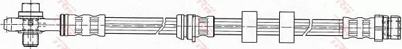 TRW PHD503 - Спирачен маркуч vvparts.bg