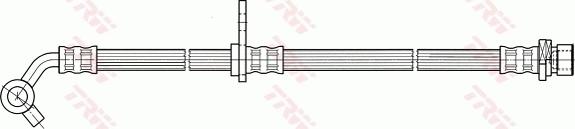 TRW PHD519 - Спирачен маркуч vvparts.bg