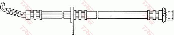 TRW PHD693 - Спирачен маркуч vvparts.bg