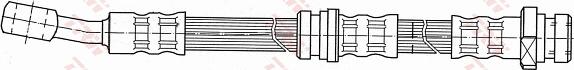 TRW PHD612 - Спирачен маркуч vvparts.bg