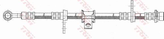 TRW PHD101 - Спирачен маркуч vvparts.bg