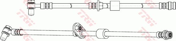 TRW PHD1140 - Спирачен маркуч vvparts.bg