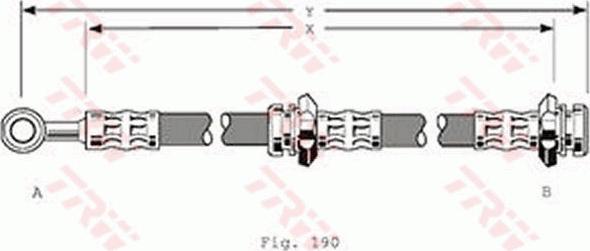 TRW PHD137 - Спирачен маркуч vvparts.bg