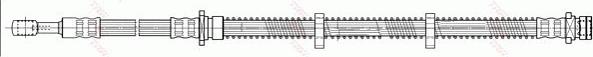 TRW PHD345 - Спирачен маркуч vvparts.bg