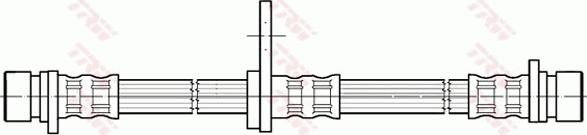 TRW PHD315 - Спирачен маркуч vvparts.bg