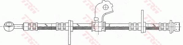 TRW PHD317 - Спирачен маркуч vvparts.bg