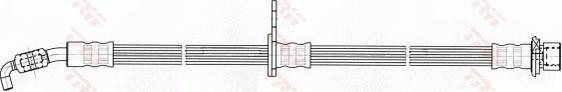 TRW PHD748 - Спирачен маркуч vvparts.bg